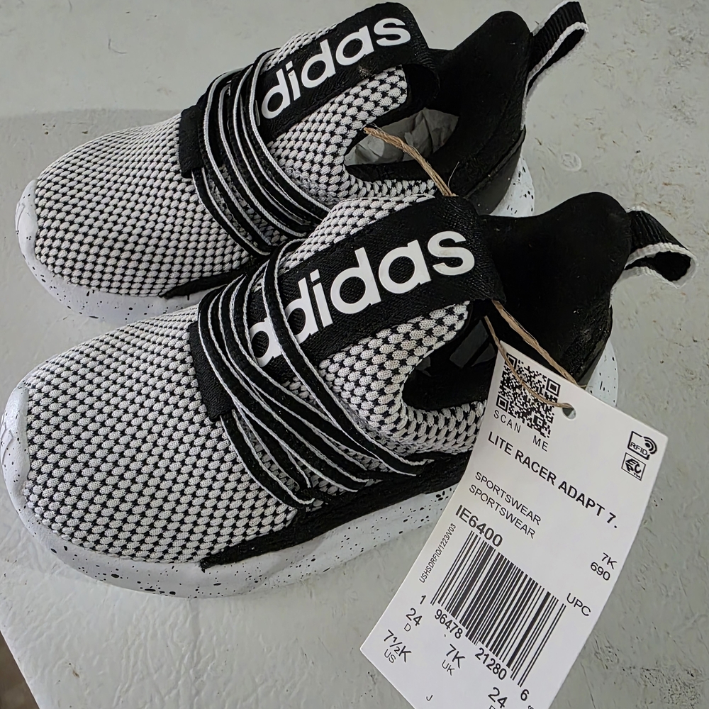 adidas Kids Sneakers Black and White
